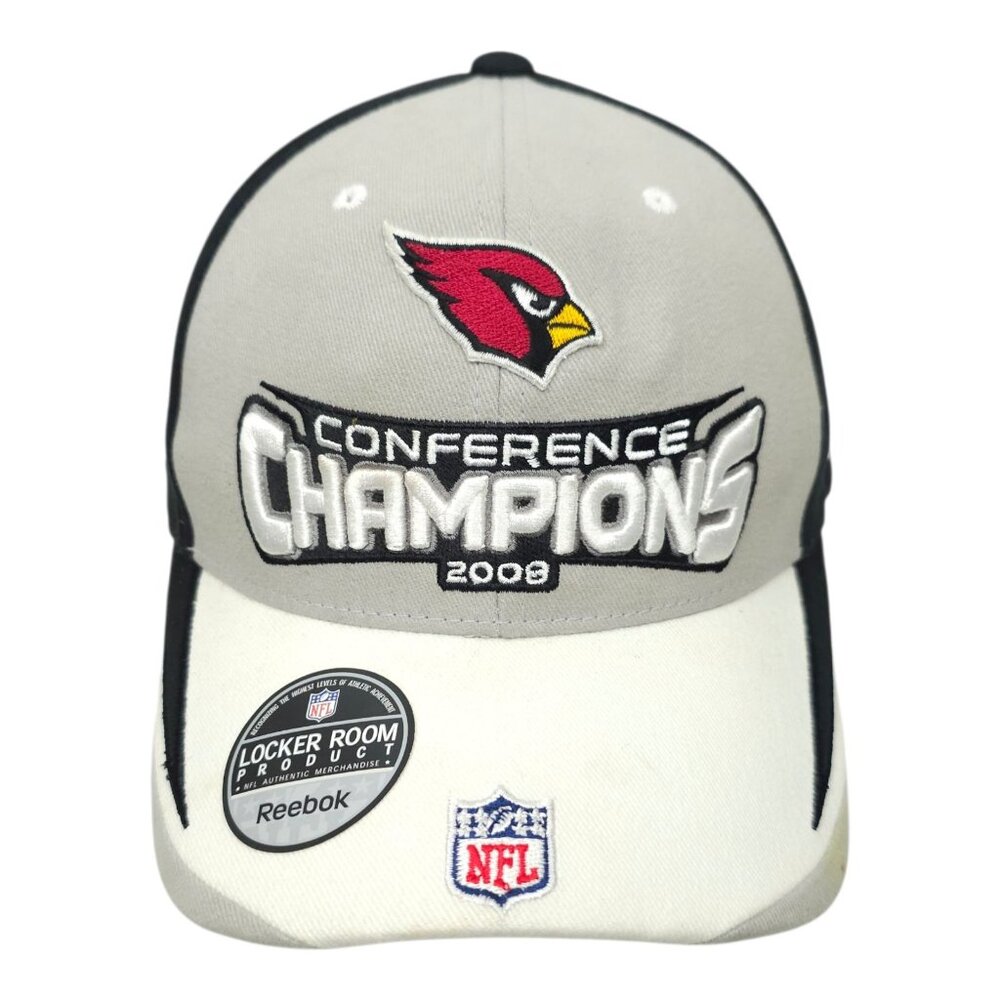 Arizona Cardinals 2008 NFC Champions Hat 3D Cap NFL Football Strapback Reebok